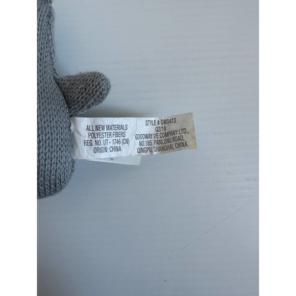 Cloud Island Target 2018 Gray White Bear Baby Infant Rattle Plush Toy Lovey - Picture 5 of 6